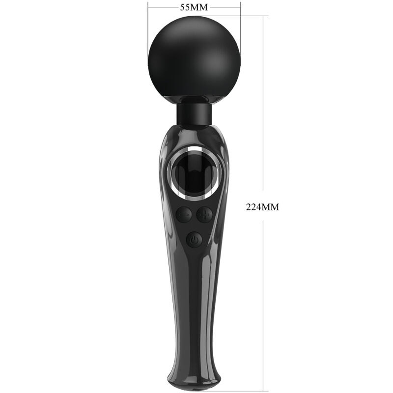 PRETTY LOVE - SKYLER VIBRATOR WAND BLACK - Imagem de 5