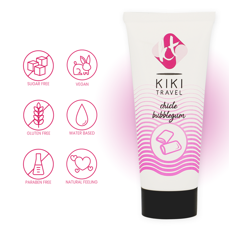 KIKÍ TRAVEL - BUBBLEGUM LUBRICANT 50 ML - Imagem de 4