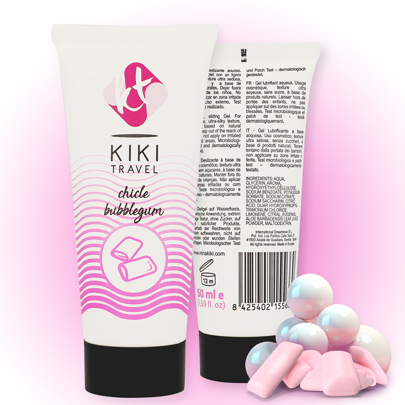 KIKÍ TRAVEL - BUBBLEGUM LUBRICANT 50 ML - Imagem de 2