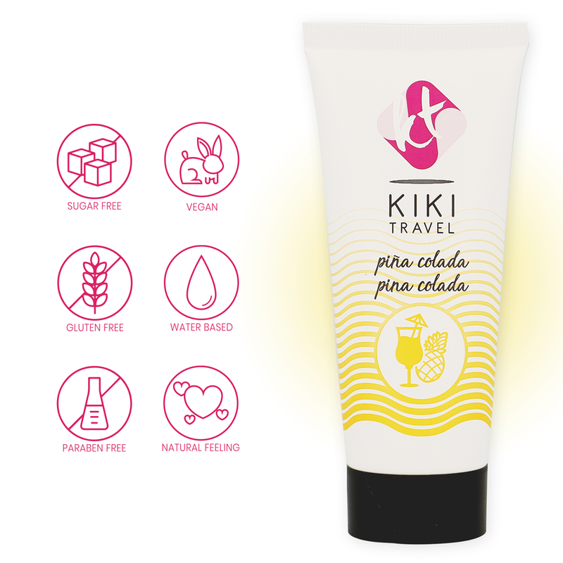 KIKÍ TRAVEL - PINA COLADA LUBRICANT 50 ML - Imagem de 4