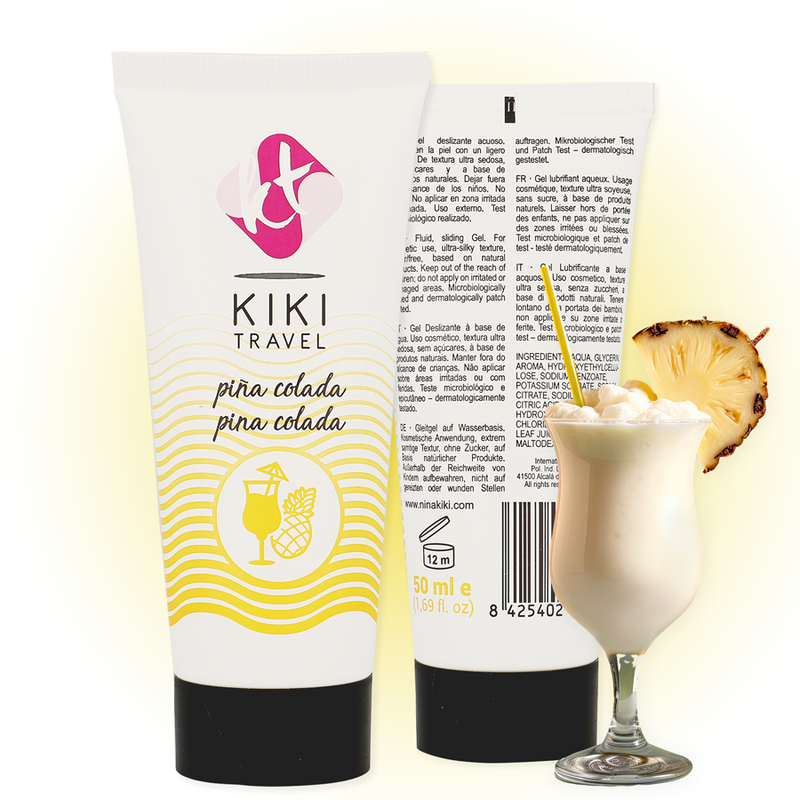 KIKÍ TRAVEL - PINA COLADA LUBRICANT 50 ML - Imagem de 2