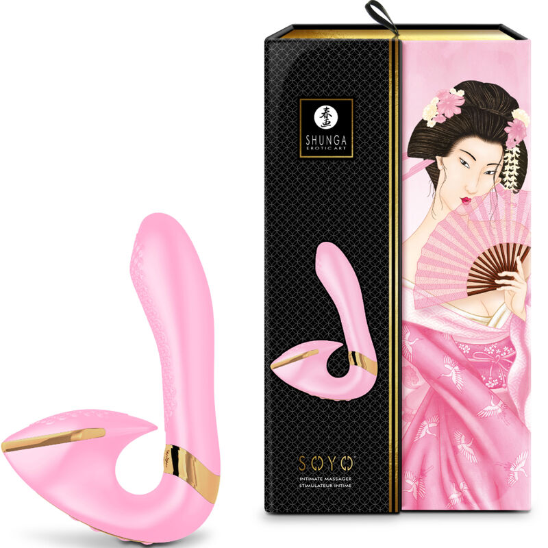 SHUNGA - SOYO MASAJEADOR INTIMO ROSA - Imagem de 3