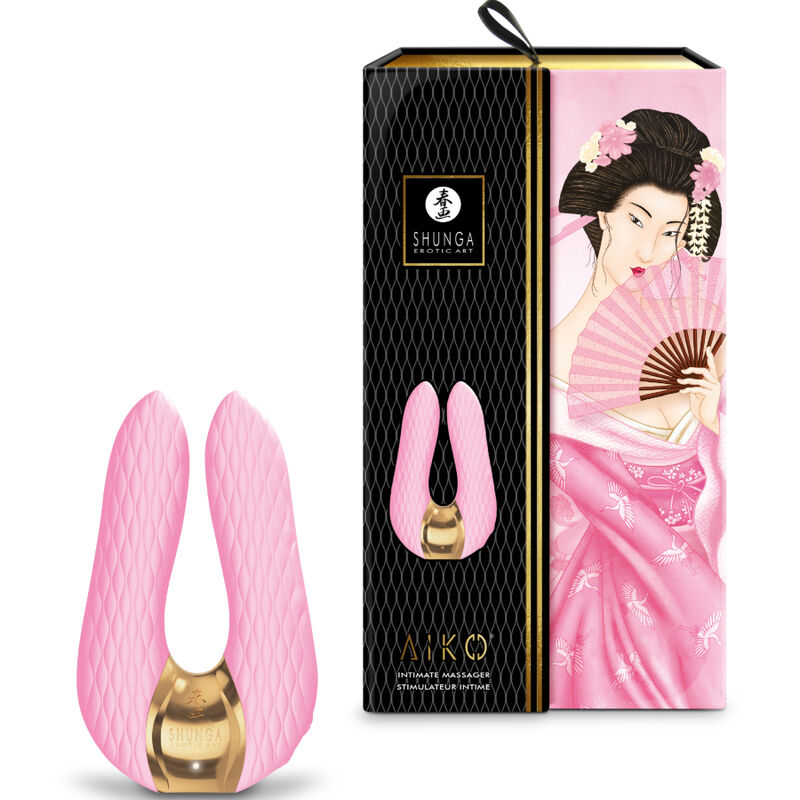 SHUNGA - AIKO MASAJEADOR INTIMO ROSA - Imagem de 4