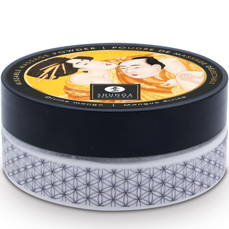 SHUNGA - EDIBLE MASSAGE POWDER KIT MANGO - Imagem de 2