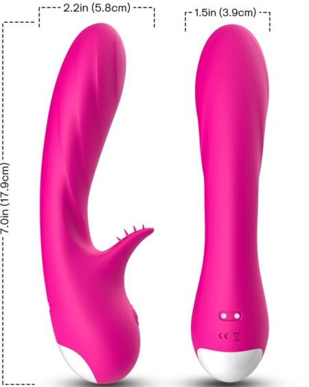 ARMONY - ROMANCE VIBRATOR WITH STIMULATOR FUCHSIA