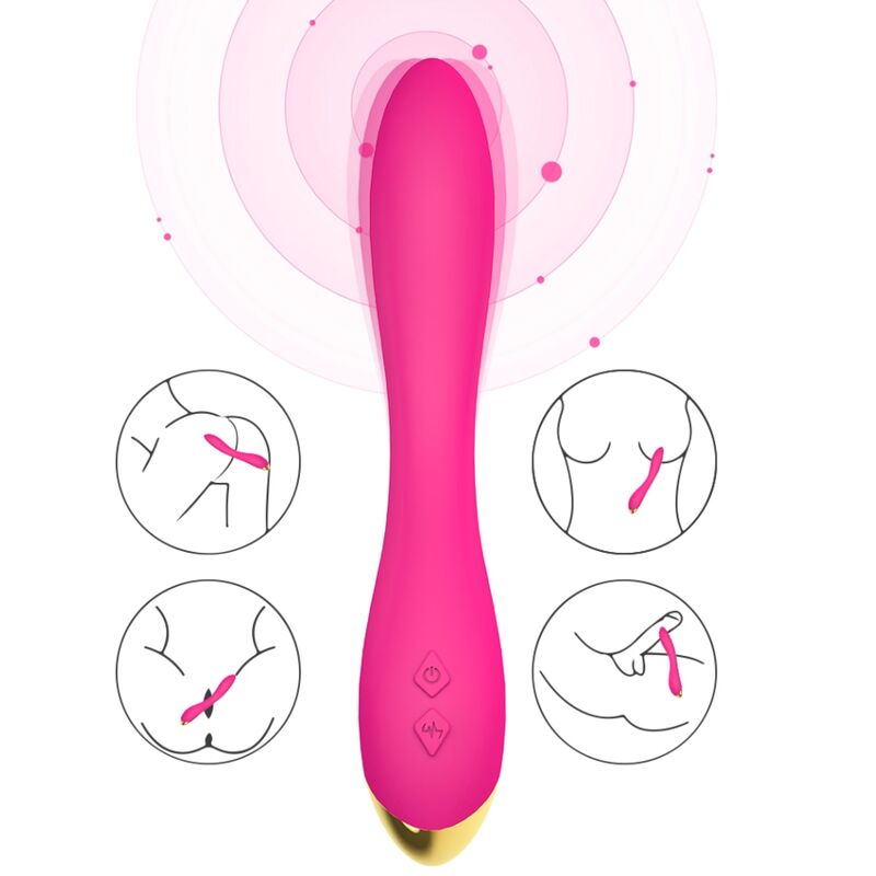 ARMONY - FLAMINGO VIBRATOR MULTIPOSITION FUCHSIA - Imagem de 3