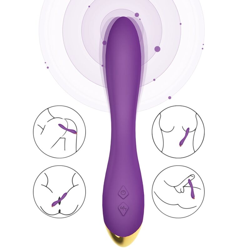 ARMONY - FLAMINGO VIBRATOR MULTIPOSITION PURPLE - Imagem de 3