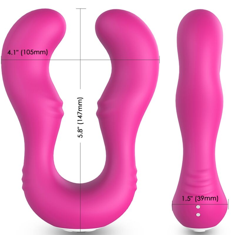 ARMONY - SERAPH VIBRATOR DOUBLE REMOTE CONTROL FUCHSIA - Imagem de 3