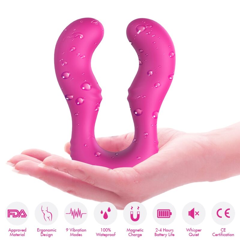 ARMONY - SERAPH VIBRATOR DOUBLE REMOTE CONTROL FUCHSIA - Imagem de 4