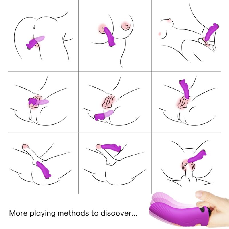 ARMONY - AURORA VIBRATOR FINGER PURPLE - Imagem de 2