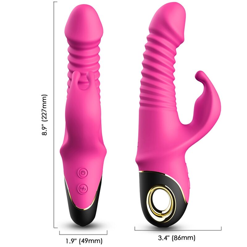 ARMONY - ZING DILDO VIBRATOR RABBIT FUCHSIA - Imagem de 3