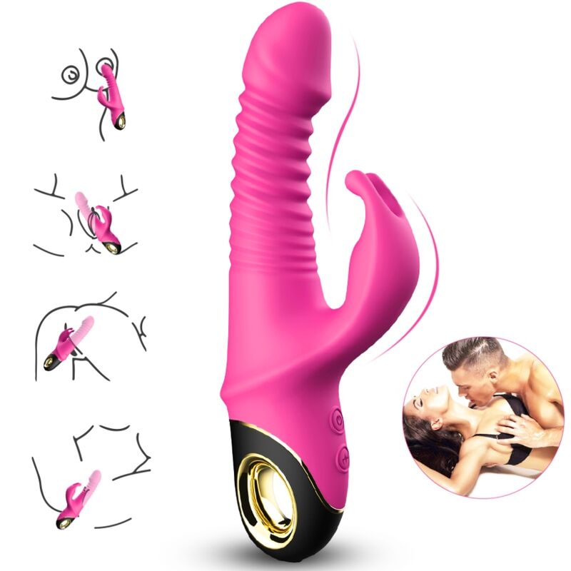 ARMONY - ZING DILDO VIBRATOR RABBIT FUCHSIA - Imagem de 2