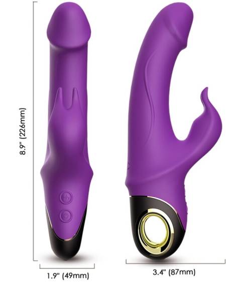 ARMONY - METEROR DILDO VIBRATOR RABBIT PURPLE
