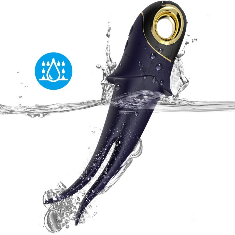 ARMONY - SHADOW VIBRATOR DOUBLE-HEAD TEASING BLUE - Imagem de 3