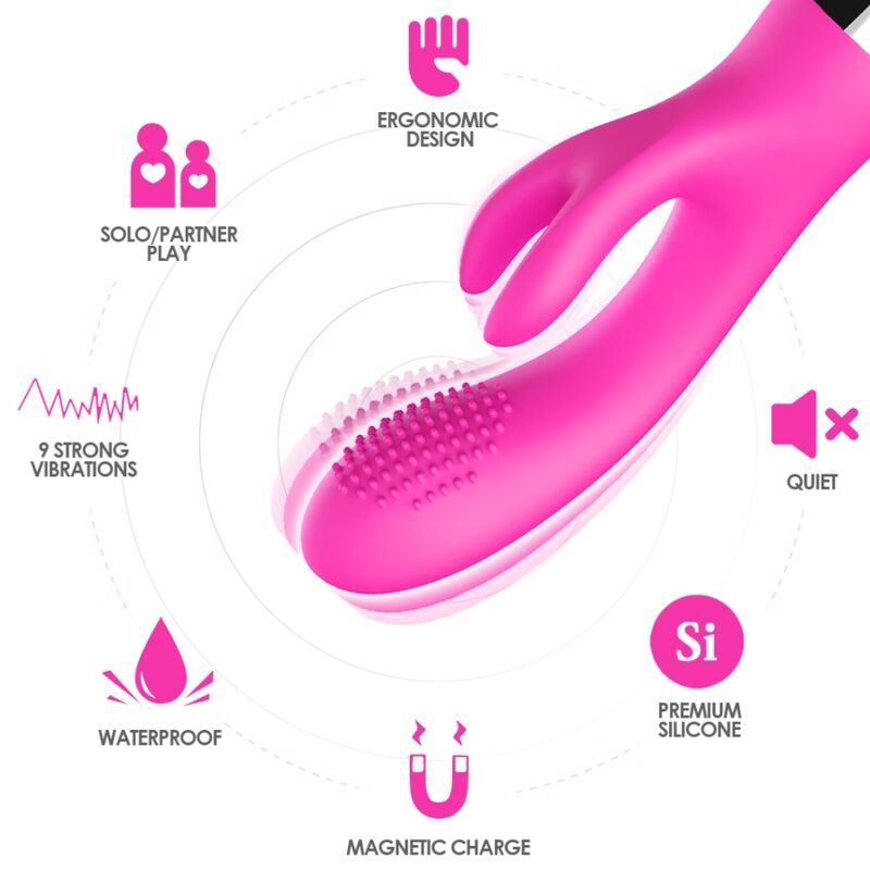 ARMONY - VIBRATOR RABBIT FUCHSIA - Imagem de 3