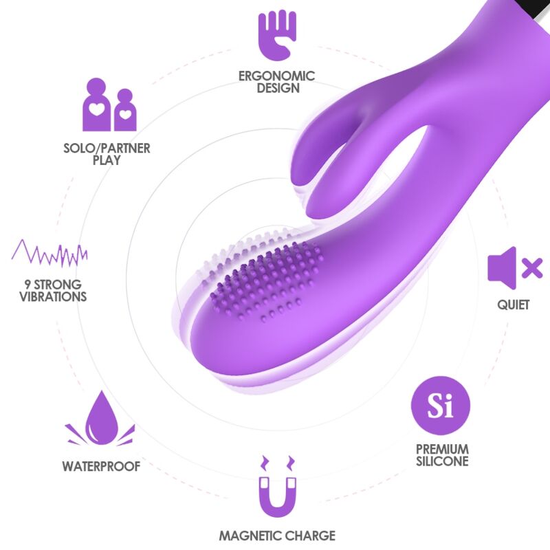 ARMONY - VIBRATOR RABBIT PURPLE - Imagem de 3