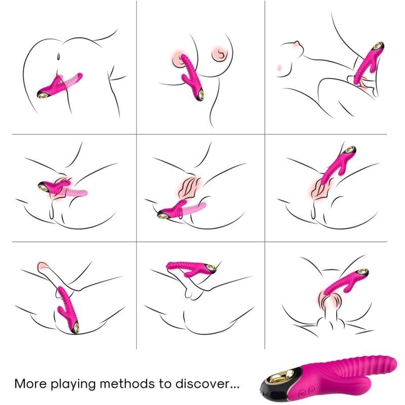ARMONY - ETERNITY VIBRATOR SILICONE FUCHSIA - Imagem de 2