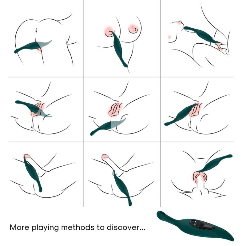 ARMONY - STIMULATOR VIBRATOR LEAF GREEN - Imagem de 2