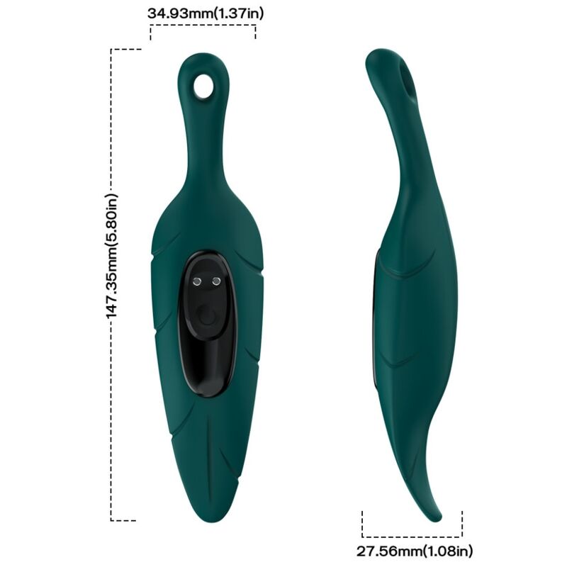 ARMONY - STIMULATOR VIBRATOR LEAF GREEN - Imagem de 4
