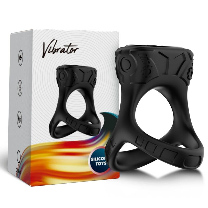 ARMONY - RING VIBRATOR MULTIPOSITION BLACK - Imagem de 5