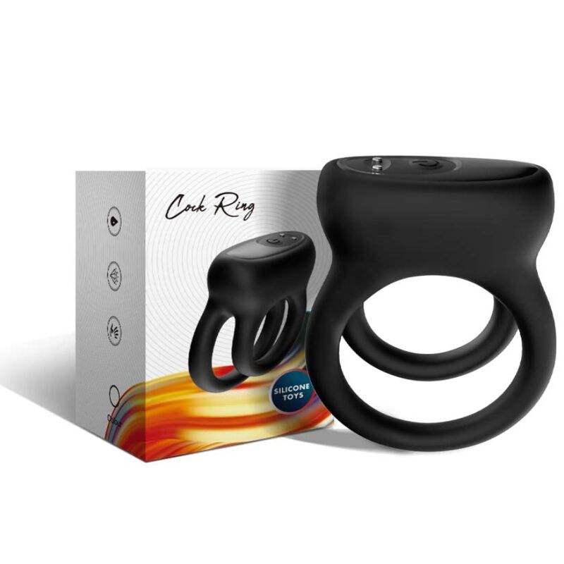 ARMONY - DOUBLE RING VIBRATOR BLACK - Imagem de 5