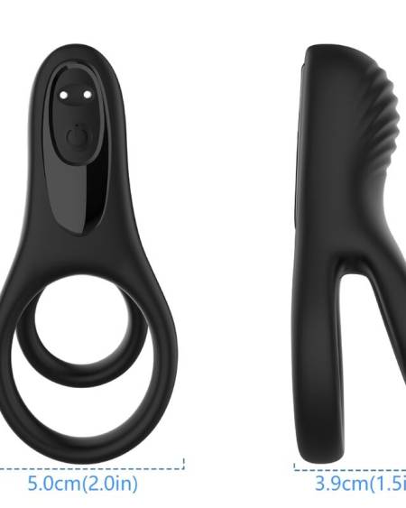 ARMONY - DOUBLE RING VIBRATOR BLACK