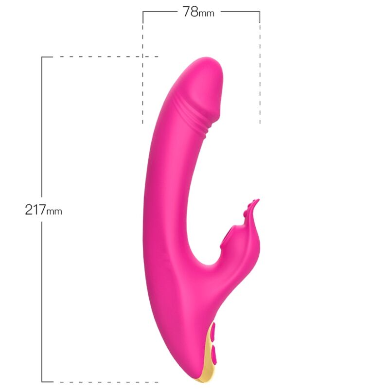 ARMONY - LOVE CLITORIS G-SPOT SUCTION CUP FUCHSIA - Imagem de 2