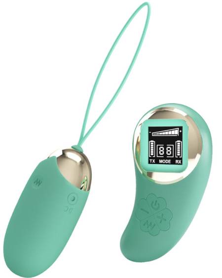 PRETTY LOVE - GREEN REMOTE CONTROL VIBRATING EGG MINE