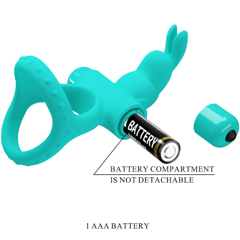 PRETTY LOVE - FIGGY GREEN RABBIT VIBRATOR RING - Imagem de 5