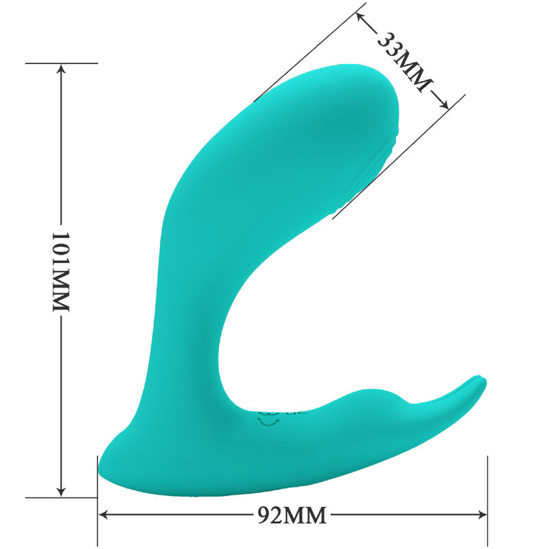 PRETTY LOVE - IDABELLE VIBRATION PULSATION REMOTE CONTROL BLUE - Imagem de 4