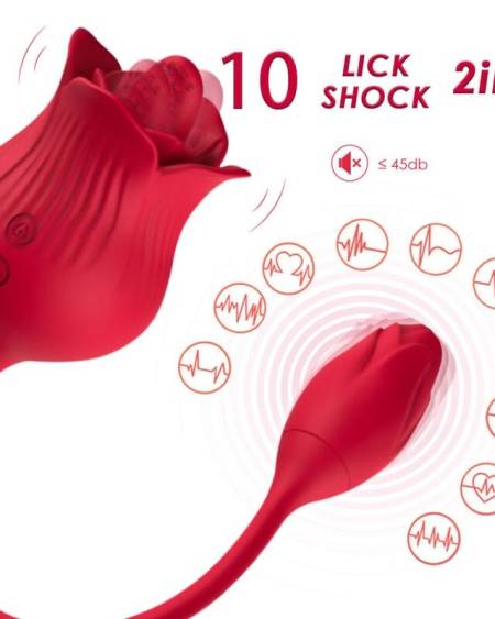 ARMONY - VIBRADOR ROSA CON COLA VERMELHO