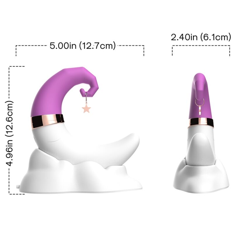 ARMONY - SWEETMOON CLITORIS G-SPOT SUCTION CUP PINK - Imagem de 3