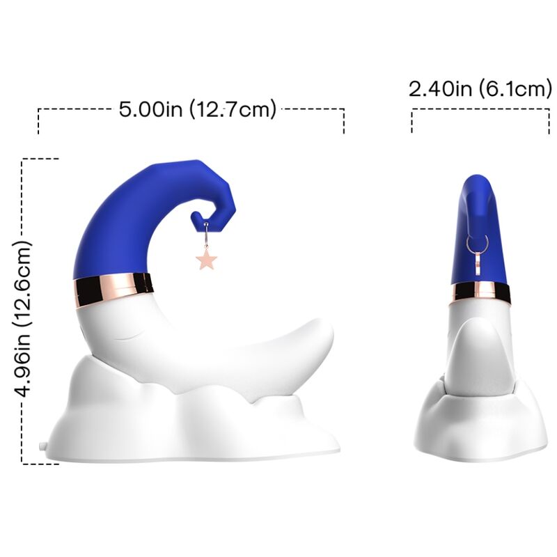 ARMONY - ONDAS ESTIMULANTES DE CLITÓRIS E PONTO G SWEETMOON AZUL - Imagem de 3