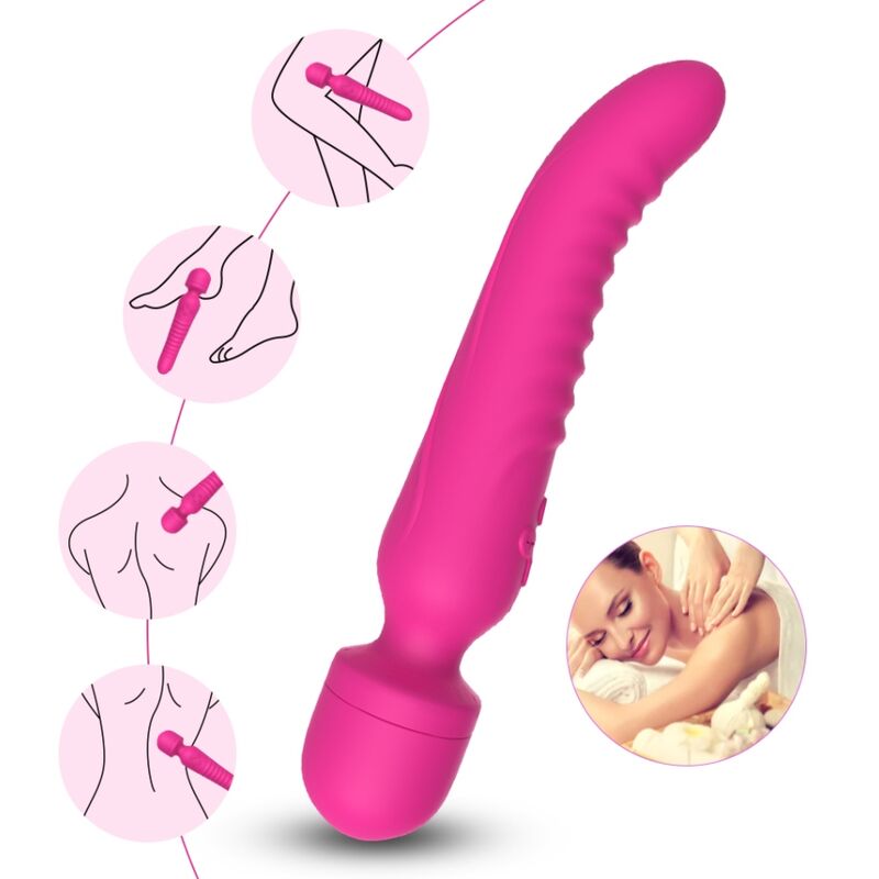 ARMONY - MISSION MASSAGER VIBRATOR HEAT EFFECT FUCHSIA - Imagem de 2