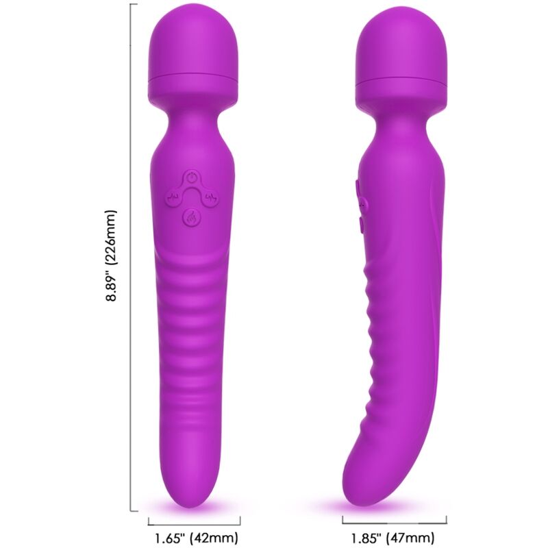 ARMONY - MISSION MASSAGER VIBRATOR HEAT EFFECT PURPLE - Imagem de 2