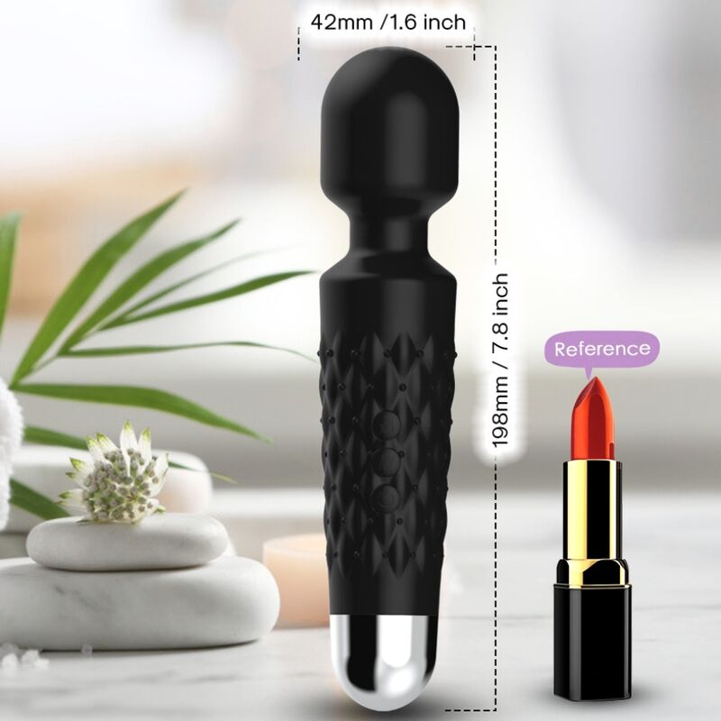 ARMONY - POSTMAN MASSAGER VIBRATOR SUPER FLEXIBLE HEAD BLACK - Imagem de 2