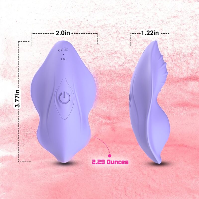 ARMONY - WHISPER WEARABLE PANTIES VIBRATOR REMOTE CONTROL PURPLE - Imagem de 2