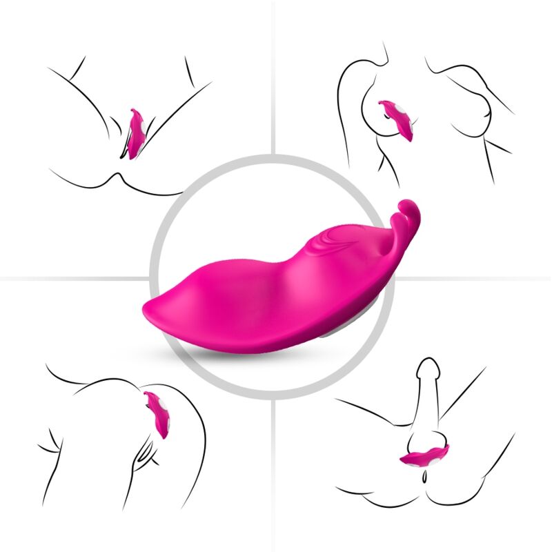 ARMONY - HONEYBEE WEARABLE PANTIES VIBRATOR G-SPOT REMOTE CONTROL FUCHSIA - Imagem de 5