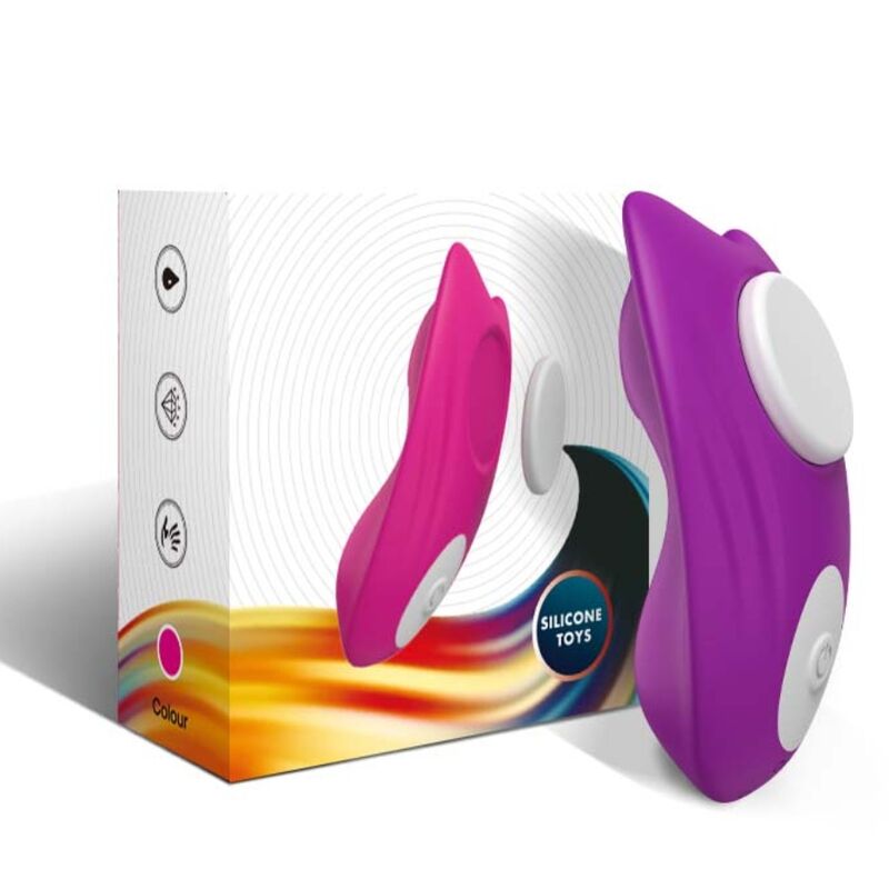 ARMONY - BUTTERFLY WEARABLE PANTIES VIBRATOR REMOTE CONTROL PURPLE - Imagem de 5