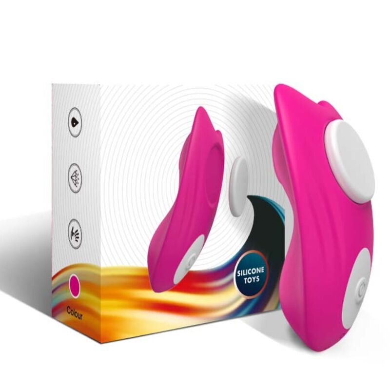 ARMONY - BUTTERFLY WEARABLE PANTIES VIBRATOR REMOTE CONTROL PINK - Imagem de 5