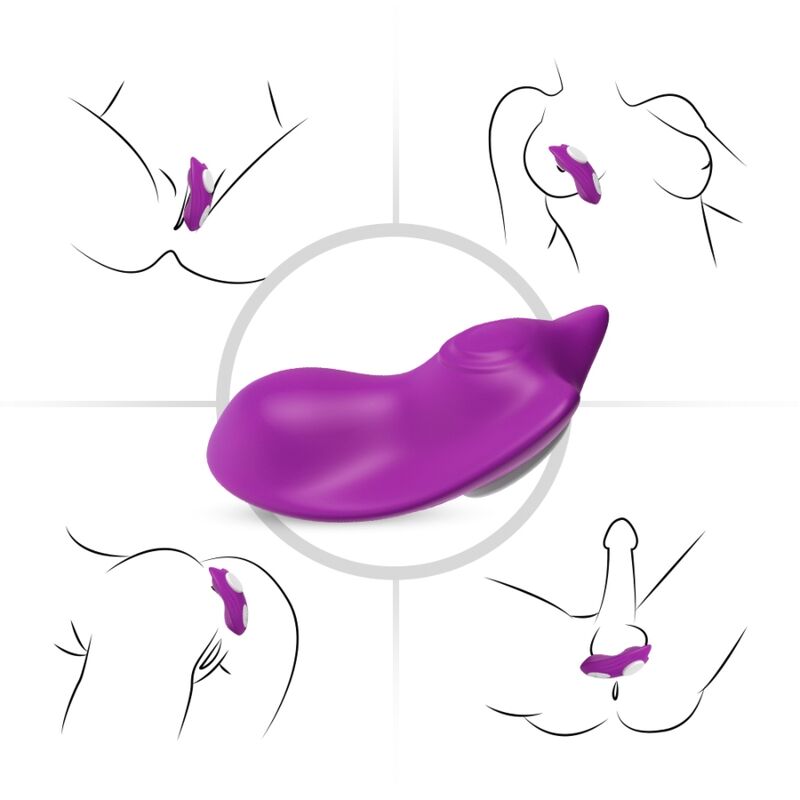 ARMONY - BUTTERFLY WEARABLE PANTIES VIBRATOR REMOTE CONTROL PINK - Imagem de 4