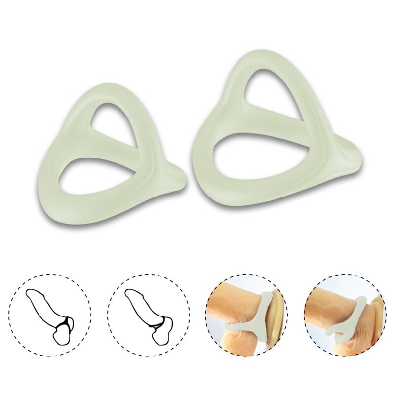 ARMONY - TRESOR DOUBLE SILICONE RING LUMINOUS - Imagem de 3