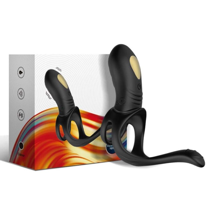 ARMONY - JOY JUMPER RING VIBRATOR FOR COUPLES ANAL PLUG BLACK - Imagem de 3