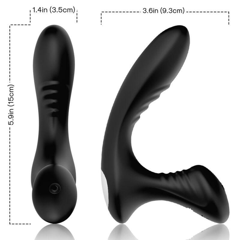 ARMONY - STORM VIBRATOR ANAL PROSTATE PLUG REMOTE CONTROL BLACK - Imagem de 2