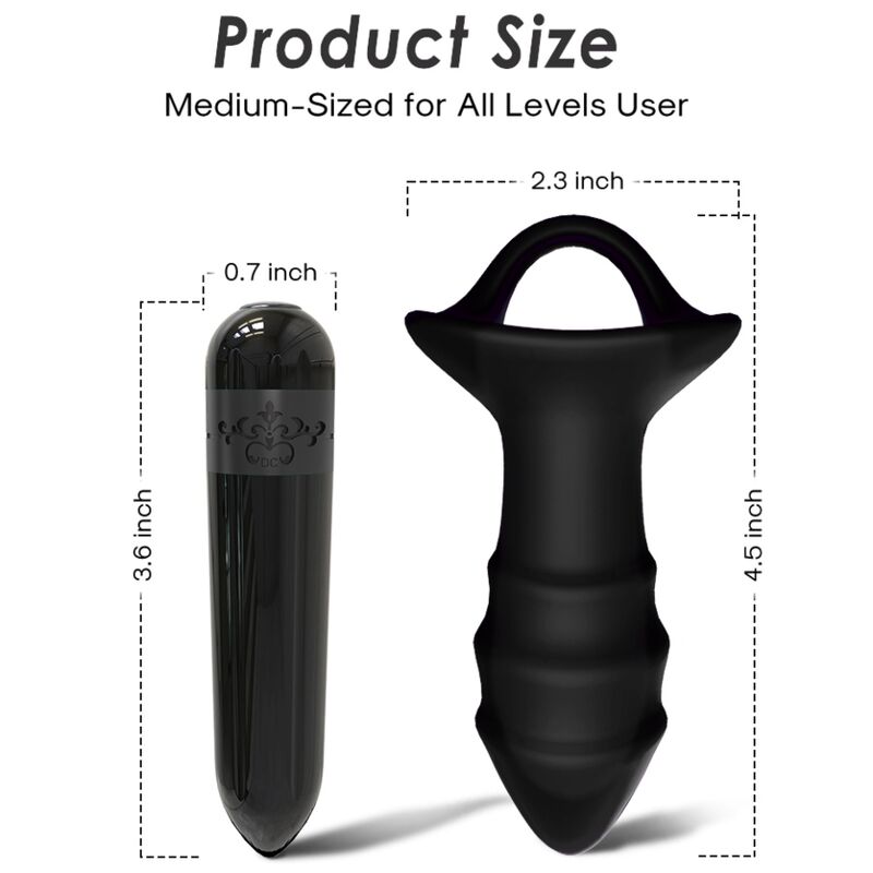 ARMONY - KYLIN FINGER VIBRATOR ANAL PLUG REMOTE CONTROL BLACK - Imagem de 4