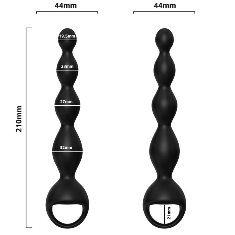 ARMONY - VIBRATOR FINGER ANAL PLUG BLACK - Imagem de 3