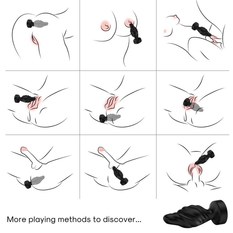 ARMONY - VIBRATOR ANAL PLUG REMOTE CONTROL BLACK - Imagem de 2