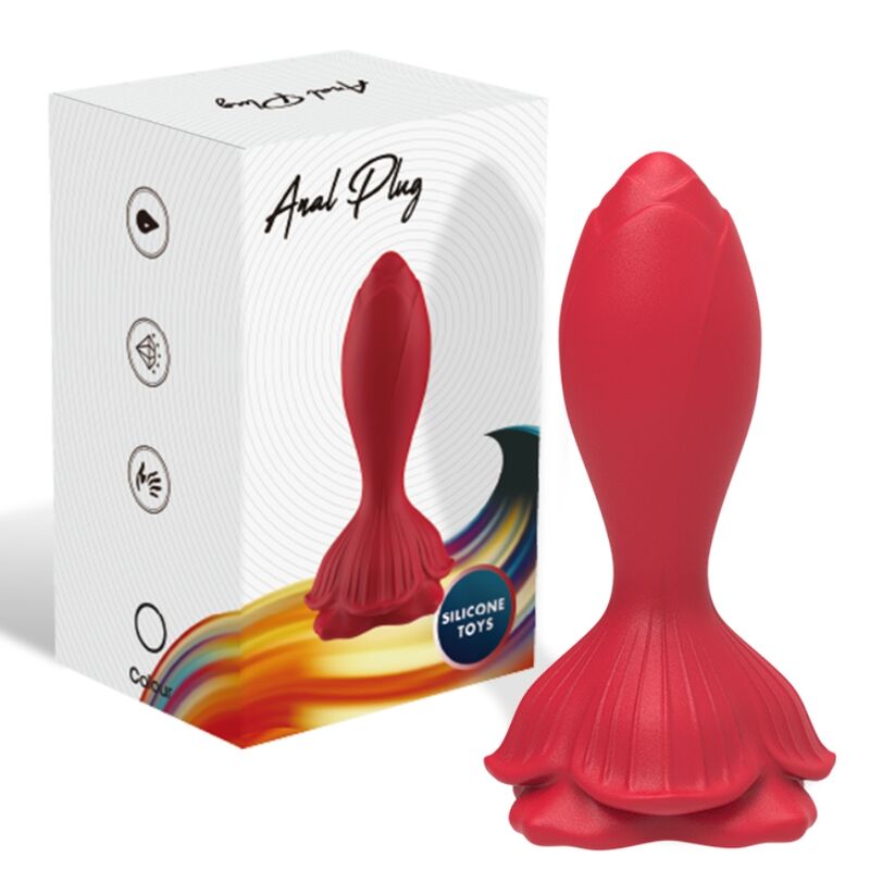 ARMONY - PINK VIBRATOR ANAL PLUG SMALL REMOTE CONTROL RED - Imagem de 5