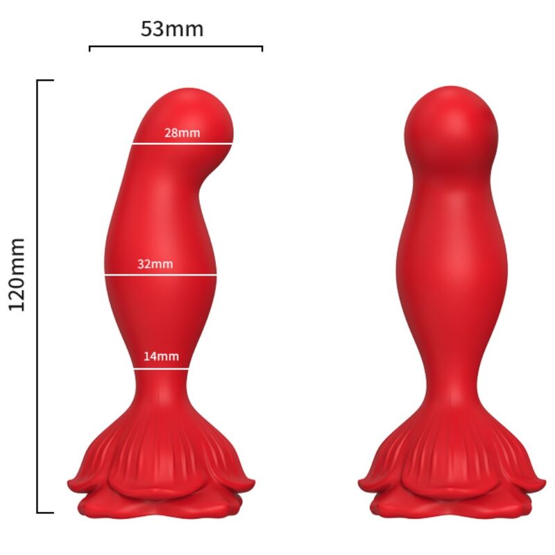 ARMONY - PINK VIBRATOR ANAL PLUG REMOTE CONTROL RED - Imagem de 2