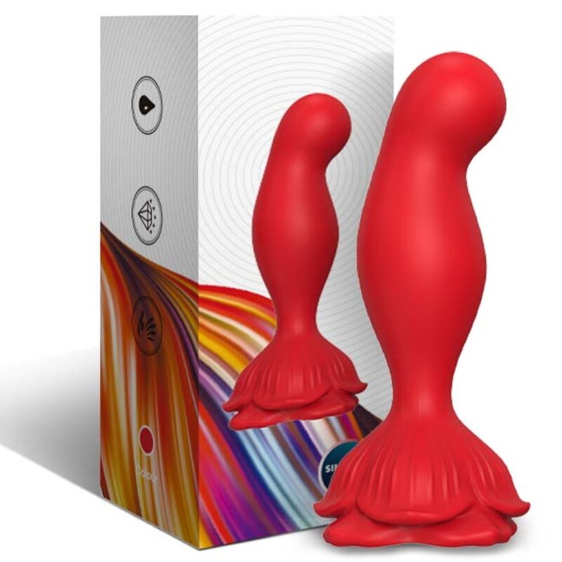 ARMONY - PINK VIBRATOR ANAL PLUG REMOTE CONTROL RED - Imagem de 5